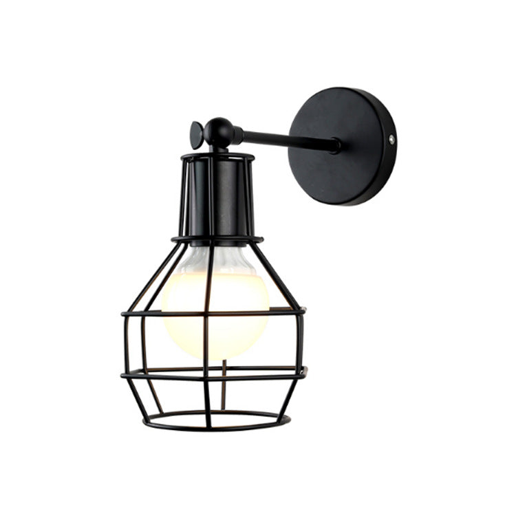 Industrial Black Wall Sconce