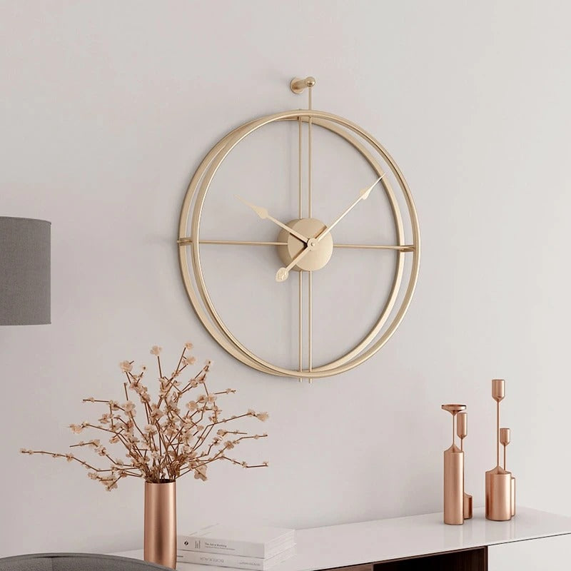 Industrial Iron Wall Clock