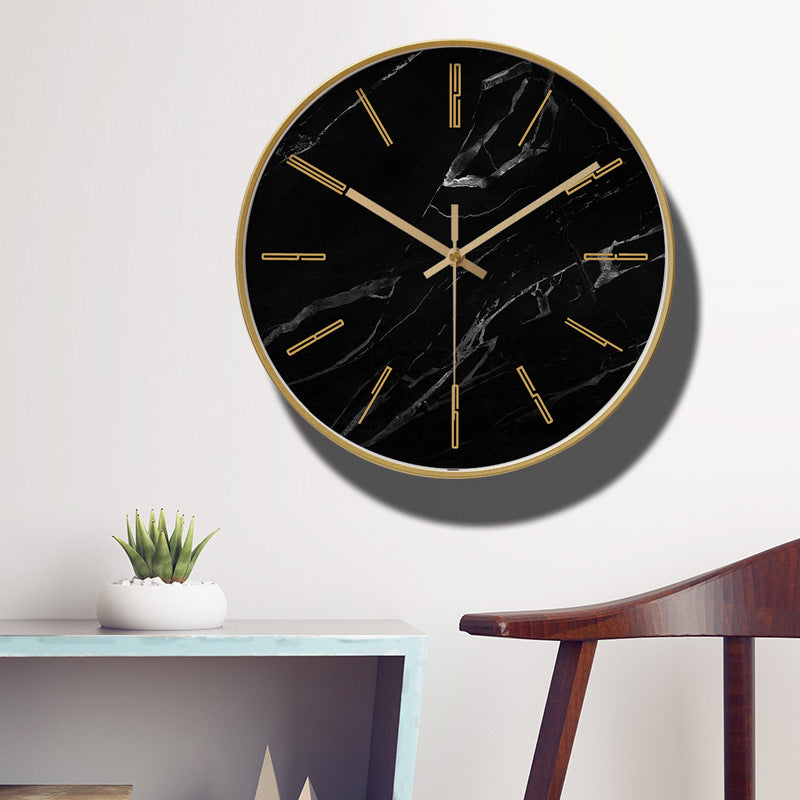 Modern Metal Silent Wall Clock