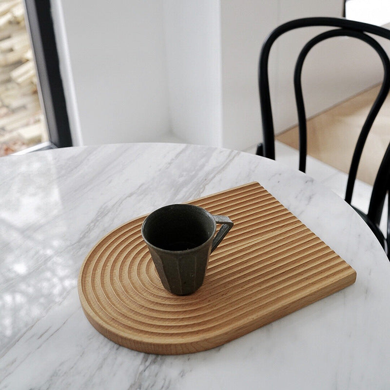 Geometric Beechwood Tray