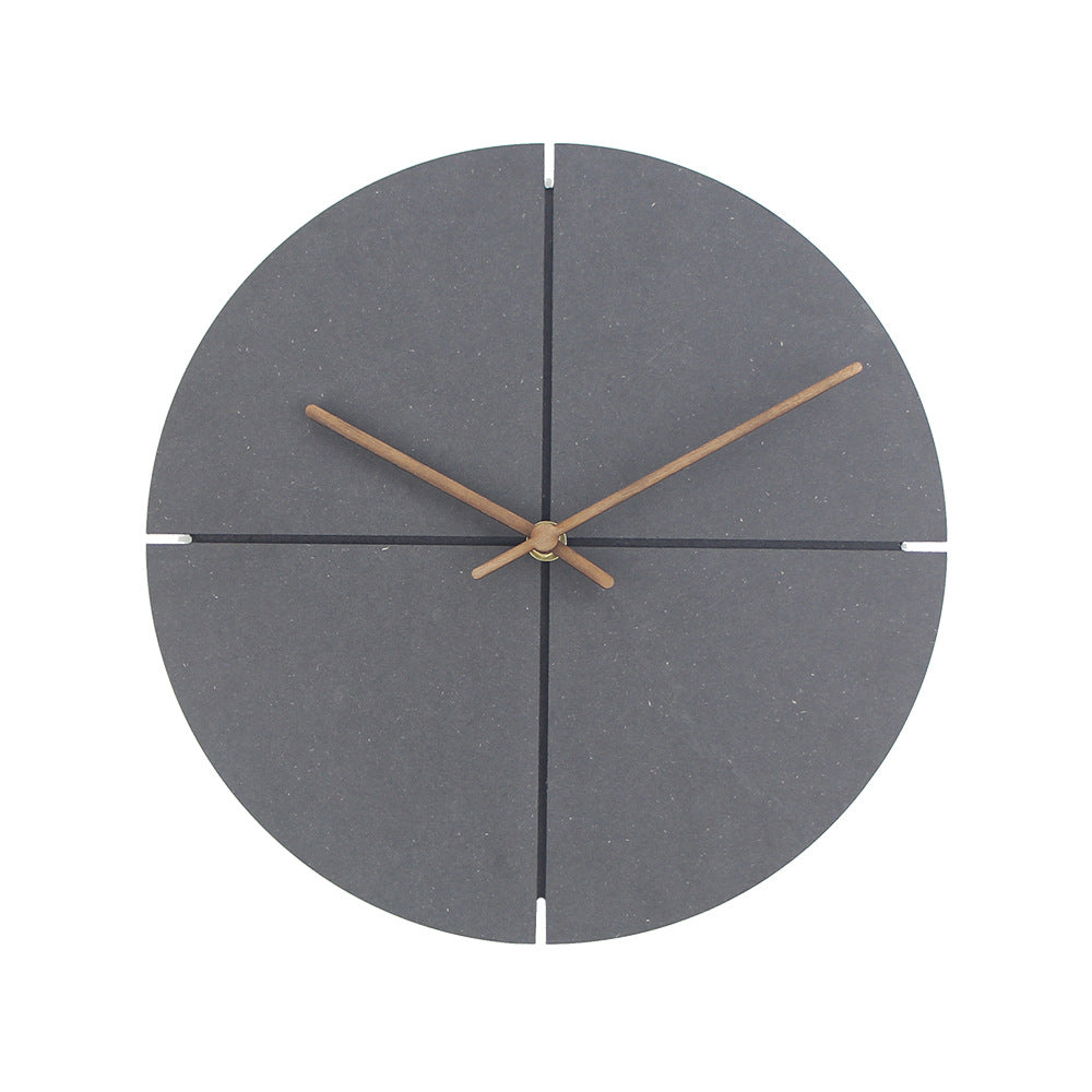 Modern Silent Wood Clock