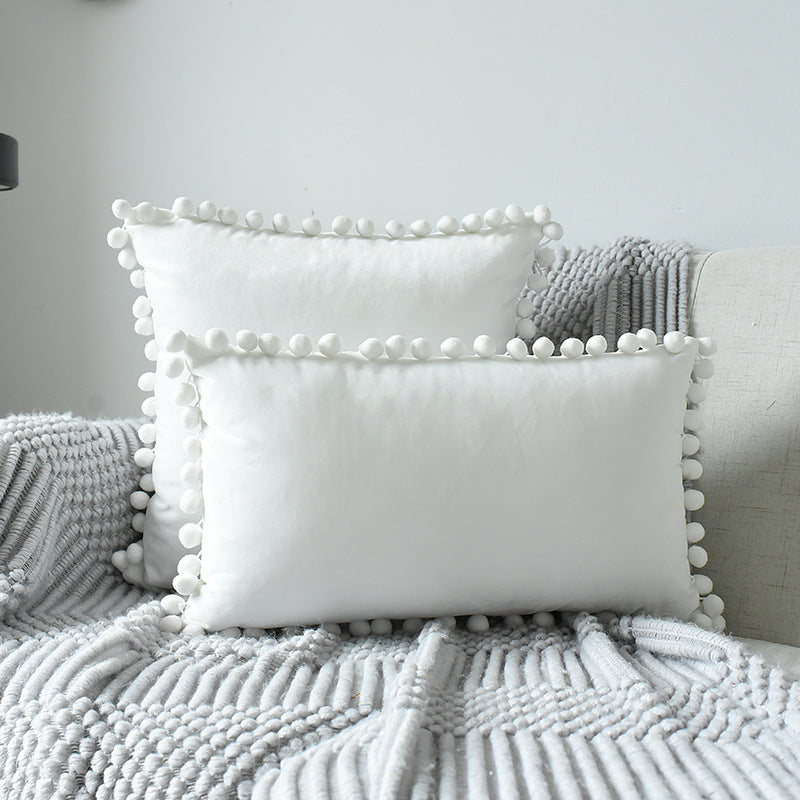 Velvet Ball Plush Pillowcase