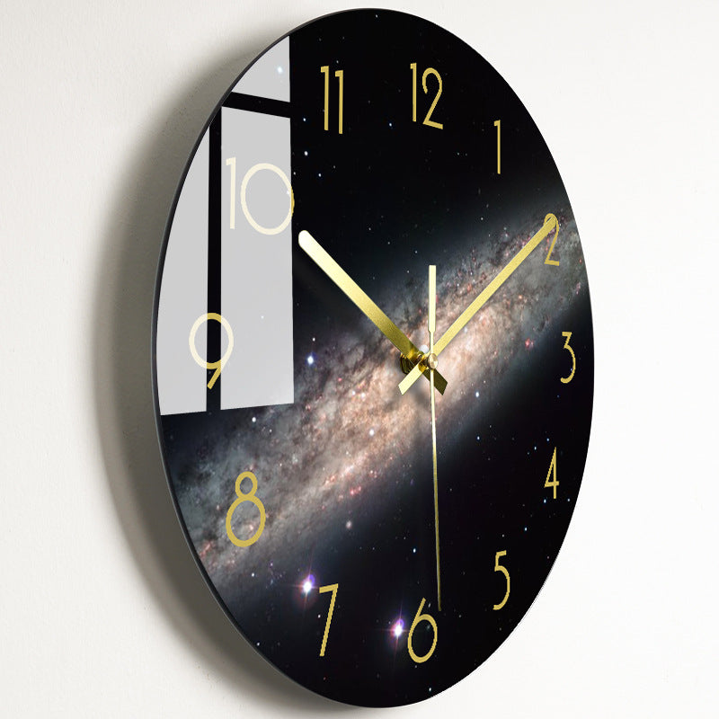 Silent Glass Wall Clock