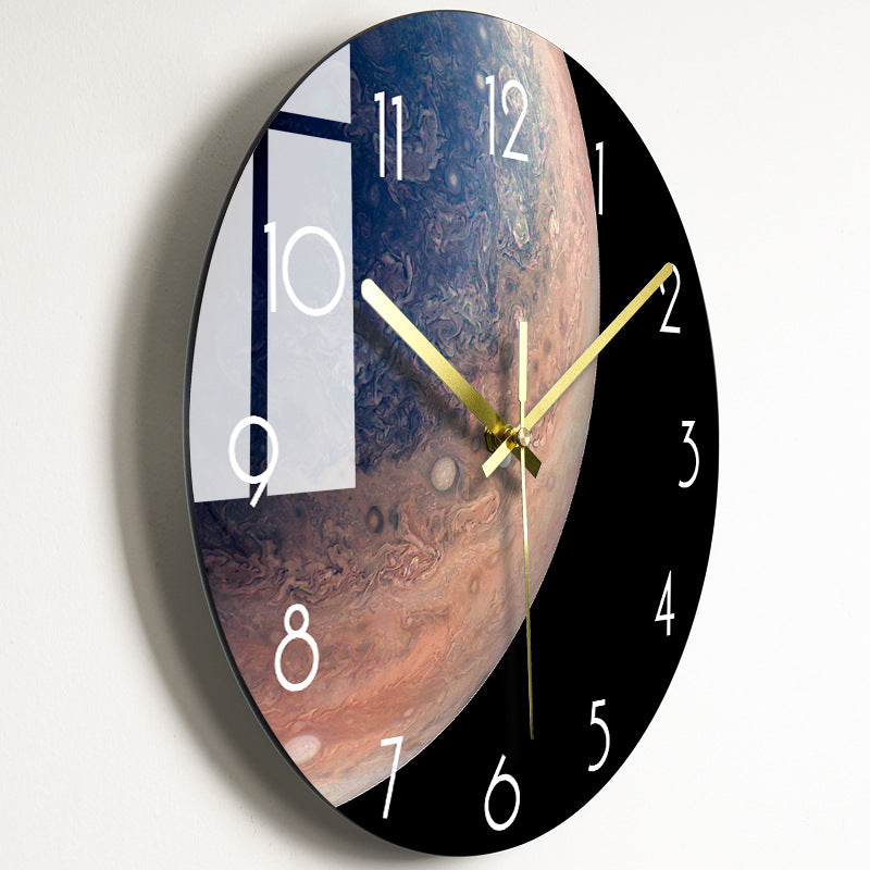 Silent Glass Wall Clock