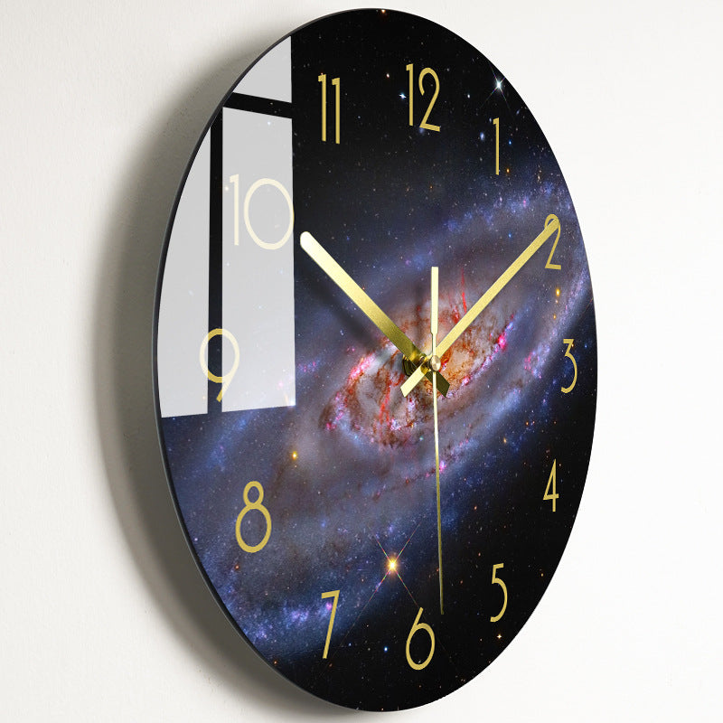 Silent Glass Wall Clock