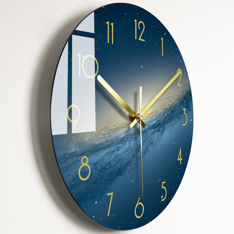 Silent Glass Wall Clock