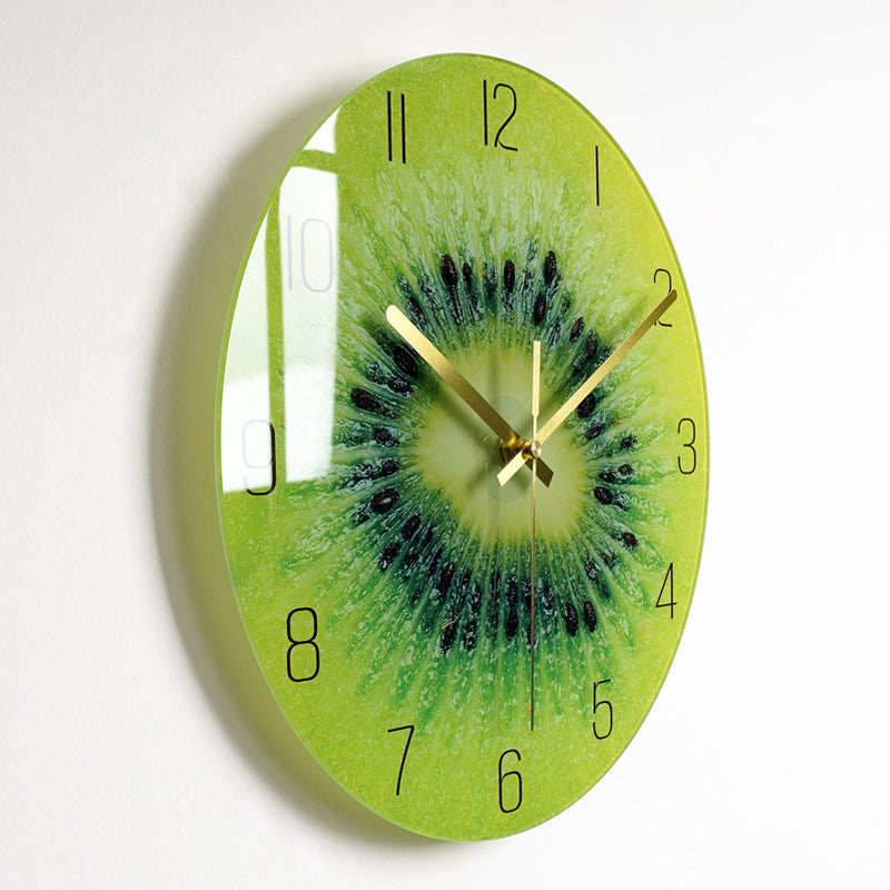 Silent Glass Wall Clock