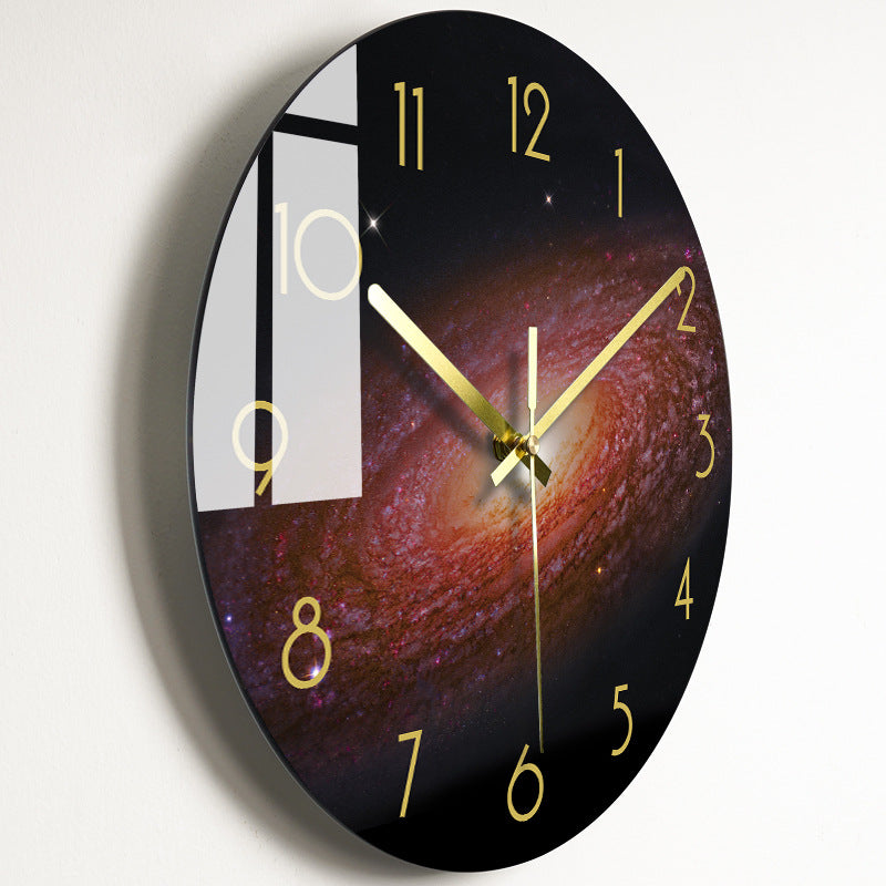 Silent Glass Wall Clock