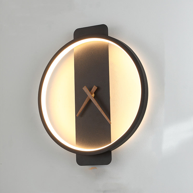 Nordic Clock Lamp Bedside Glow