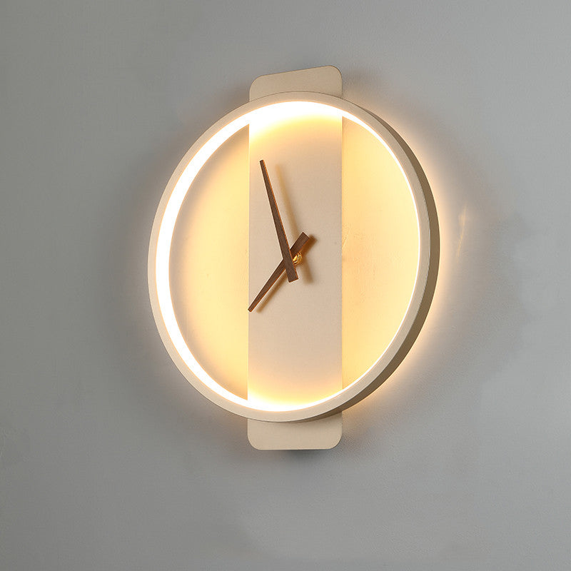 Nordic Clock Lamp Bedside Glow