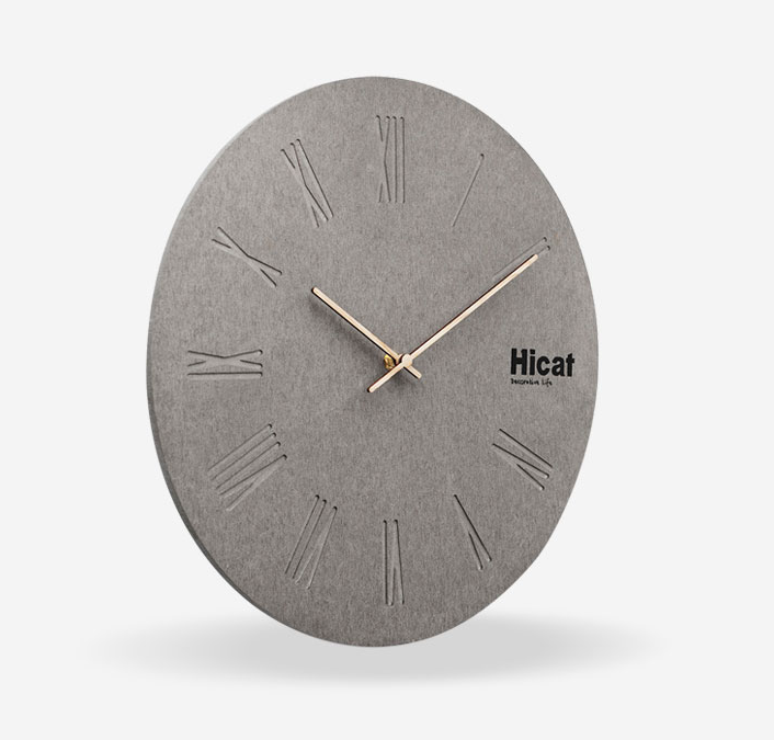 Modern Minimalist Cement Clock