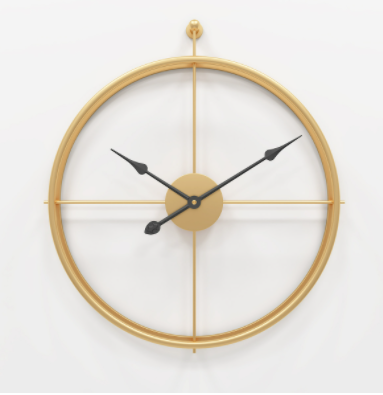 Industrial Iron Wall Clock