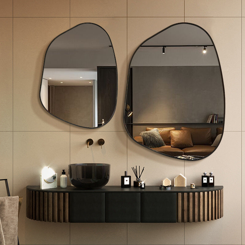 Black Wind Mirror Decorative