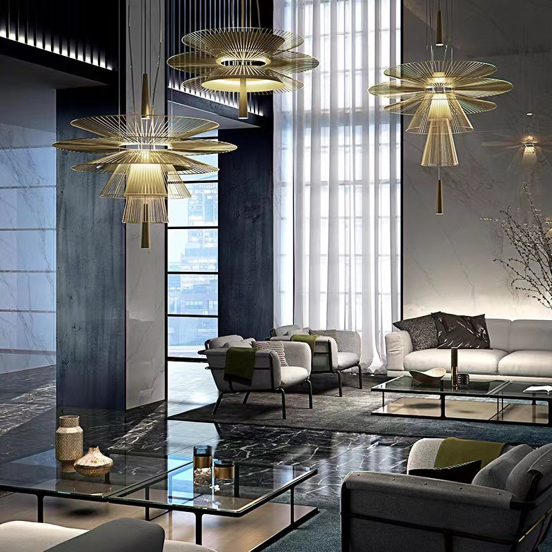 Modern Art Deco Pendant Light