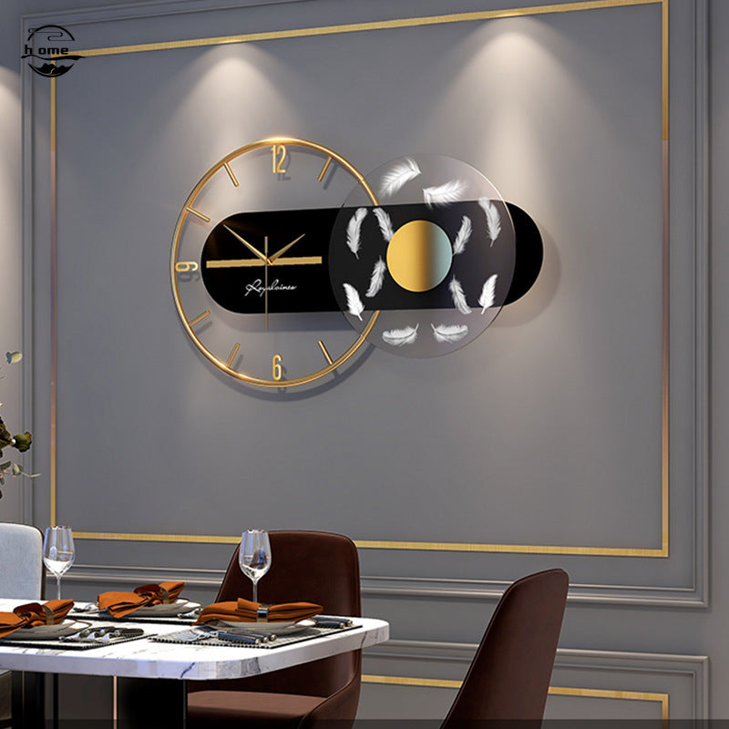 Modern Light-Up Wall Clock