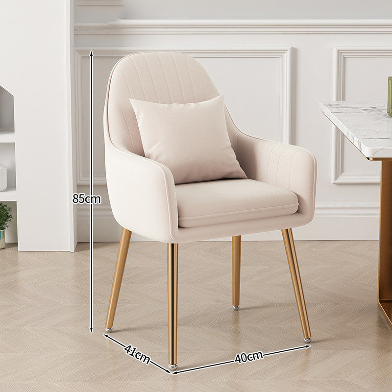 Luxe Iron Chair Modern Comfort