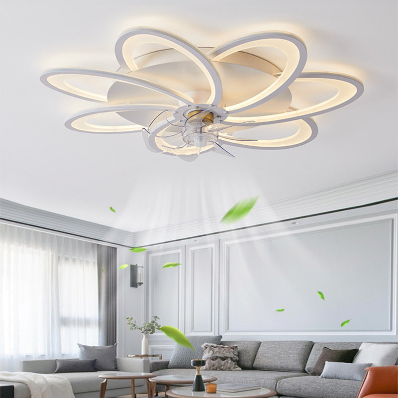 Modern Crystal Fan Light