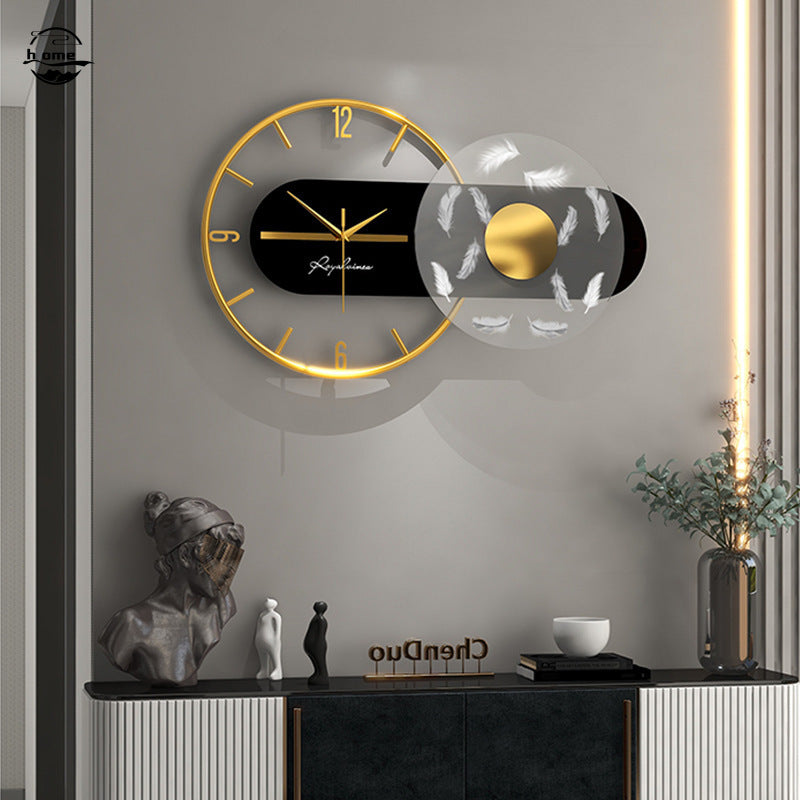 Modern Light-Up Wall Clock