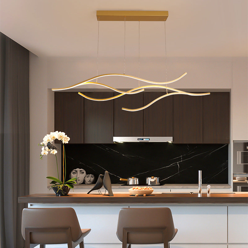 Nordic Gold LED Chandelier