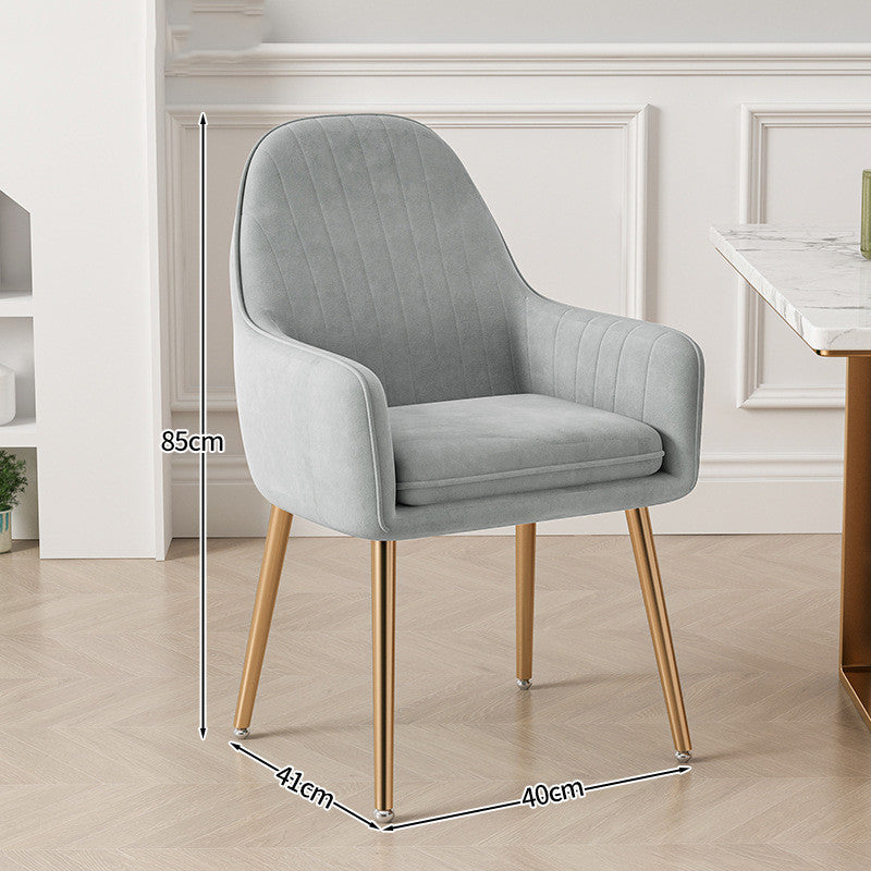 Luxe Iron Chair Modern Comfort