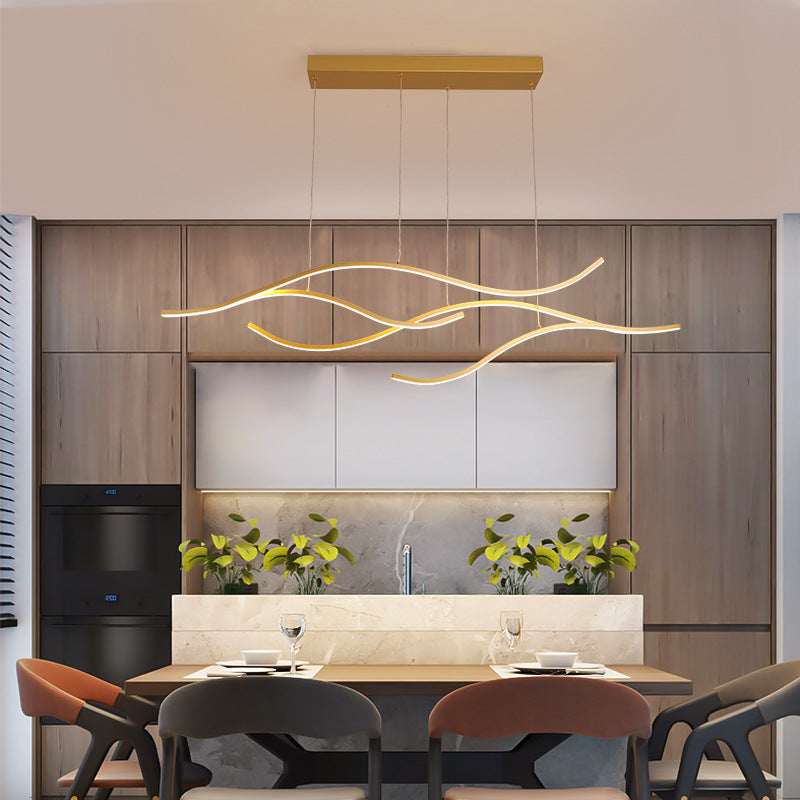 Nordic Gold LED Chandelier