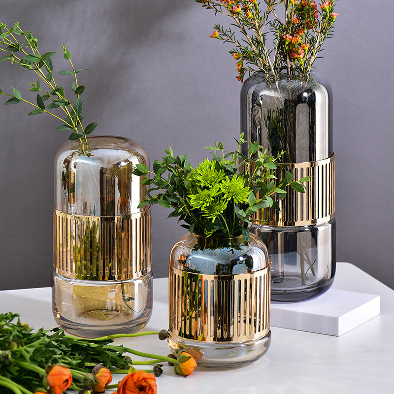 Luxury Glass & Metal Vases