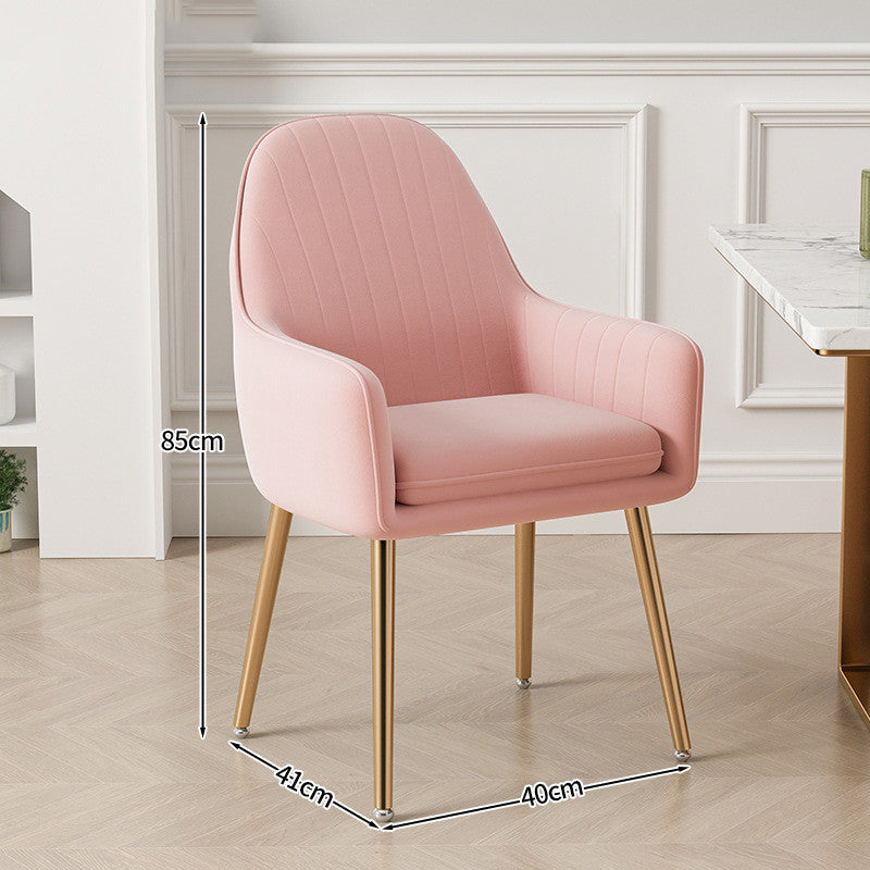 Luxe Iron Chair Modern Comfort