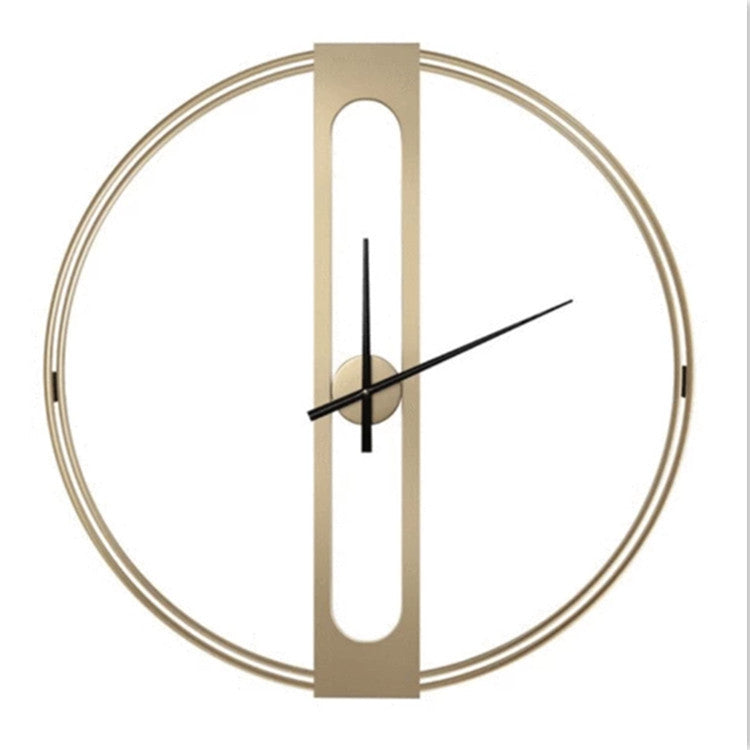 Silent Sweep Round Clock