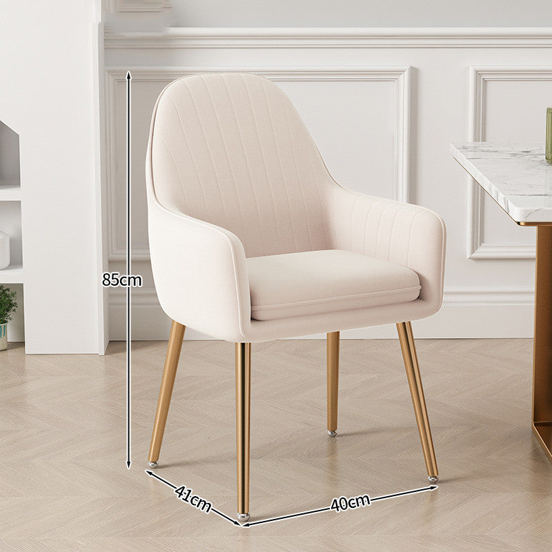 Luxe Iron Chair Modern Comfort