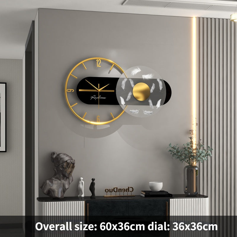 Modern Light-Up Wall Clock