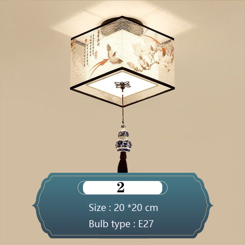 Modern Fabric Ceiling Light