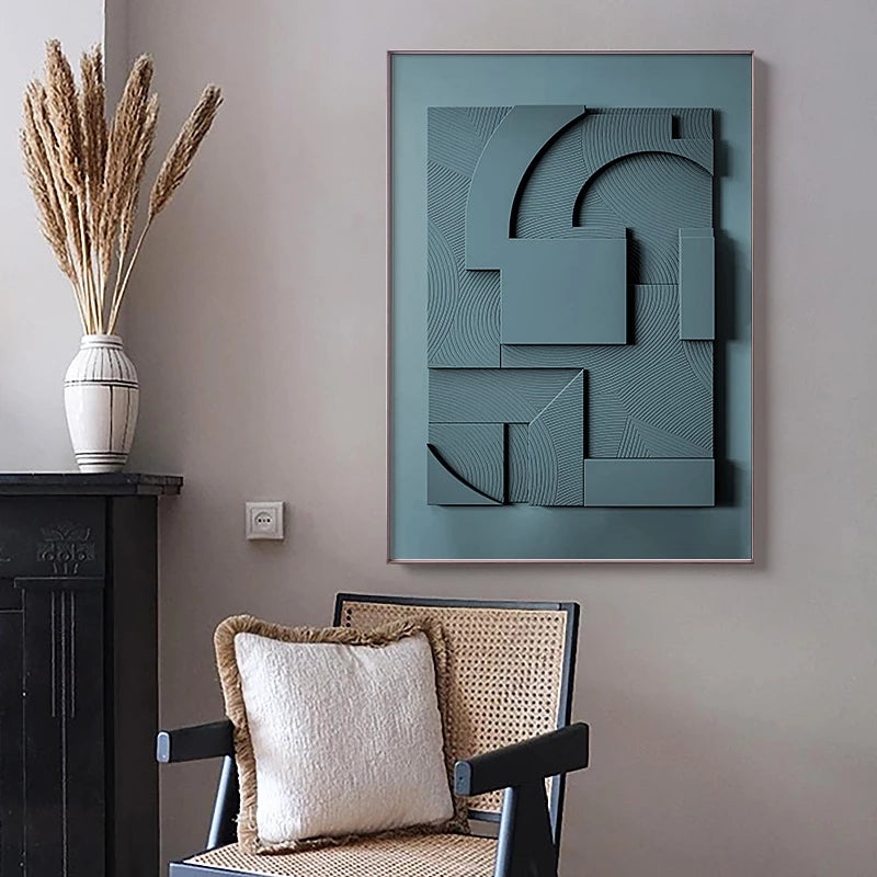 Modern Geometric Canvas Art