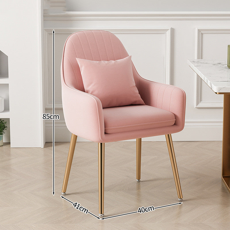 Luxe Iron Chair Modern Comfort